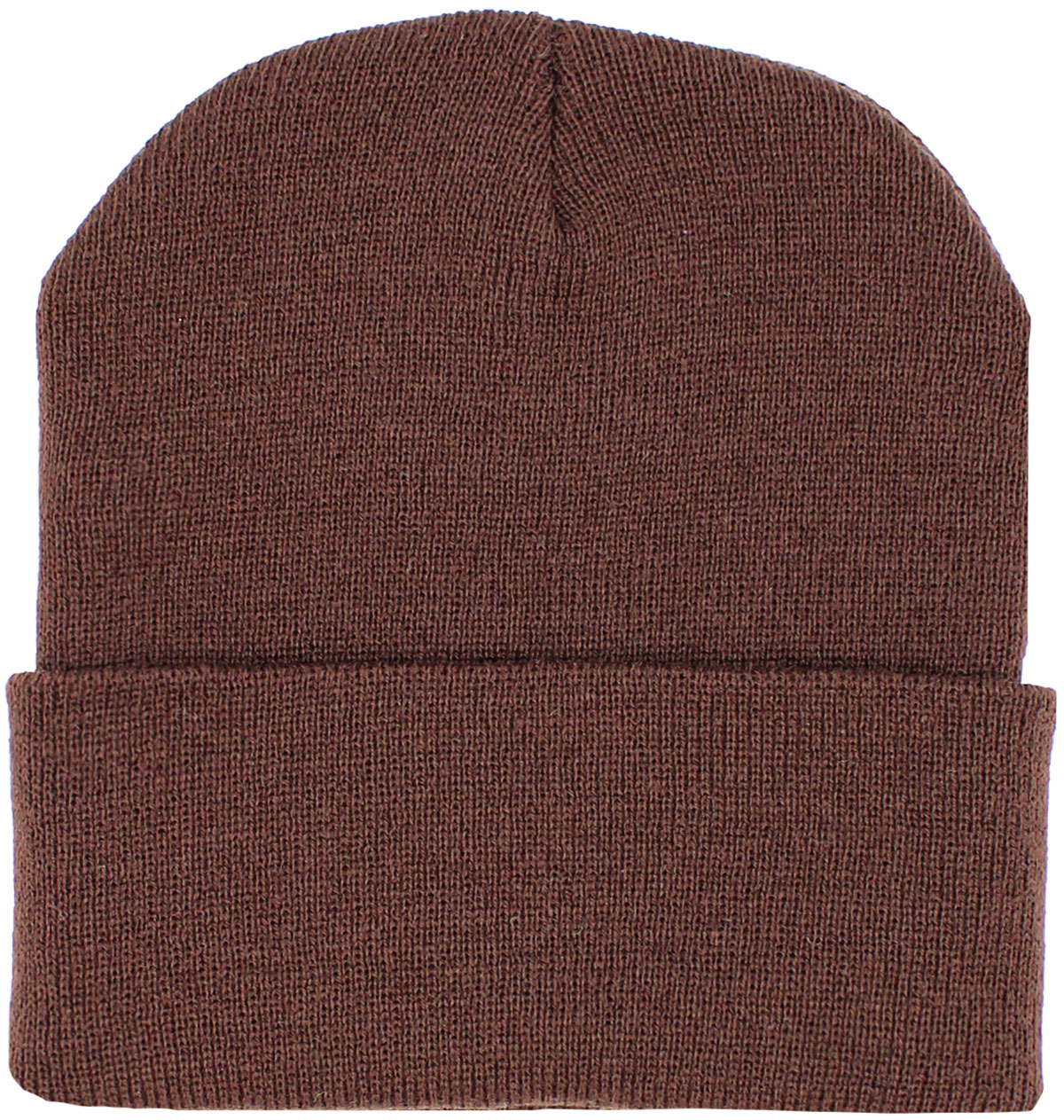 Dark Brown ski hat product view
